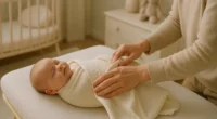 Swaddle a newborn