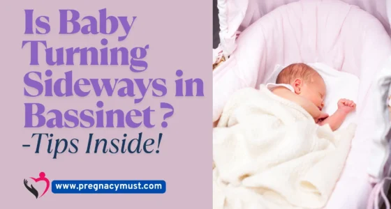 Baby Turning Sideways in Bassinet
