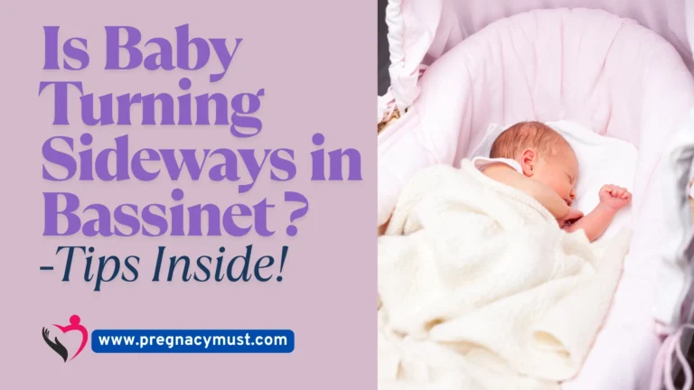 Baby Turning Sideways in Bassinet