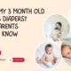 3 month old in size 3 diapers