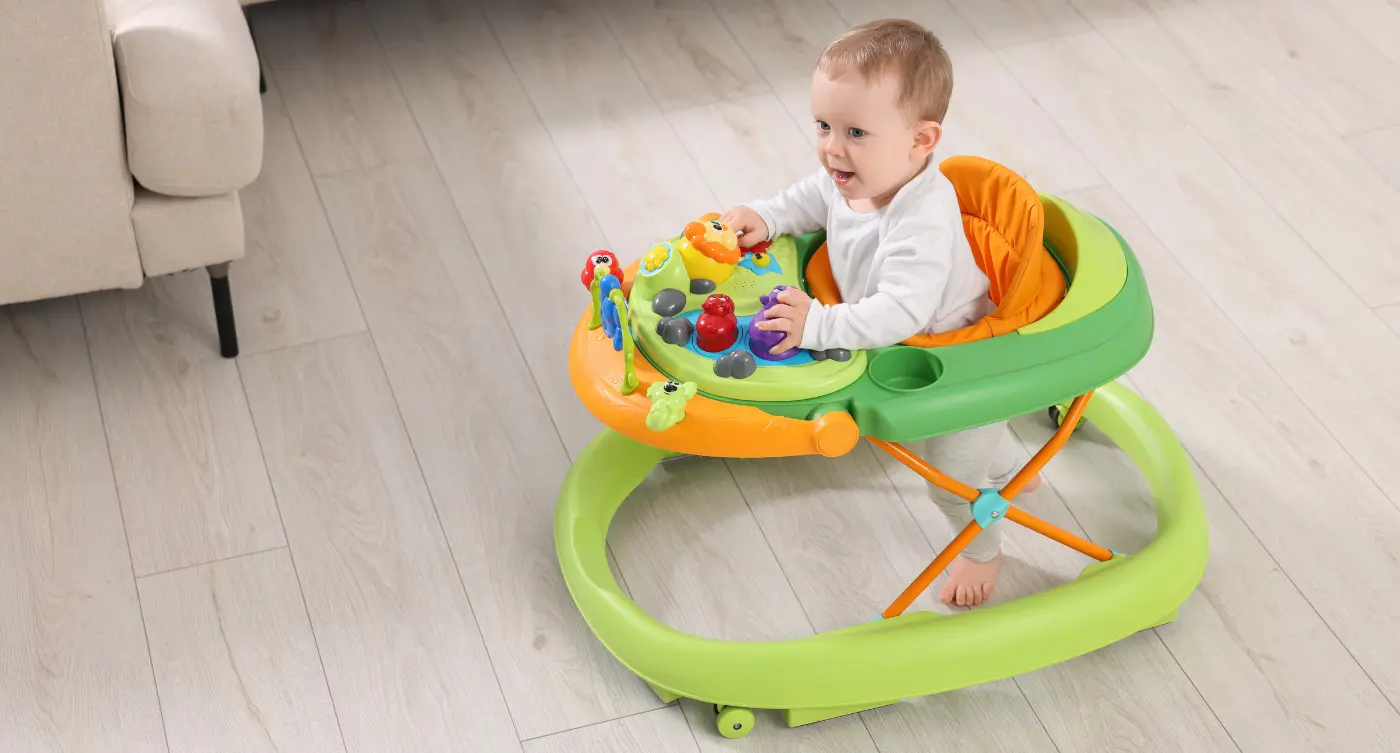 5 Month Old in Walker: What Parents Need to Know Why the AAP Discourages Early Walker Use