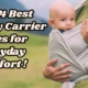 Top 4 Best Baby Carrier Types - banner
