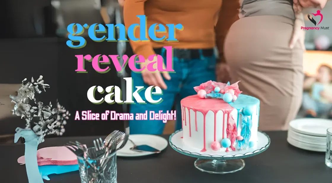 gender reveal cake