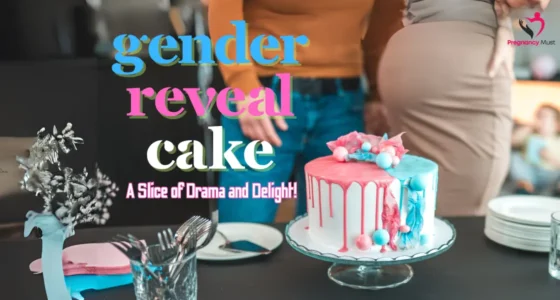 gender reveal cake