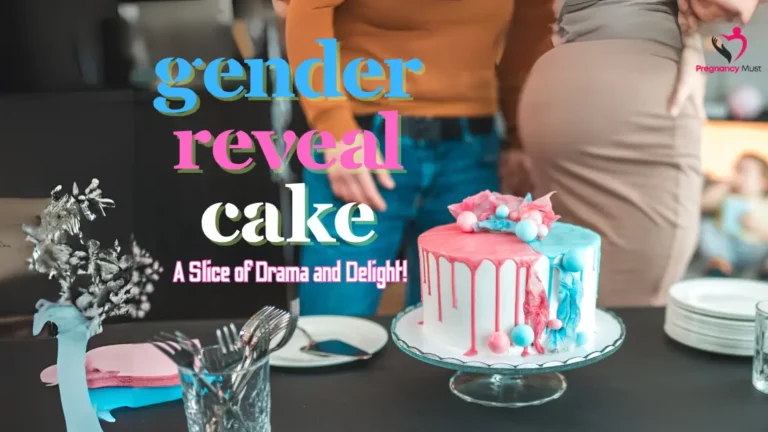 gender reveal cake