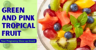 Green and Pink Tropical Fruit