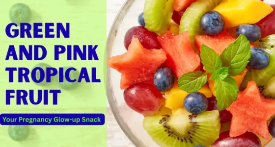 Green and Pink Tropical Fruit