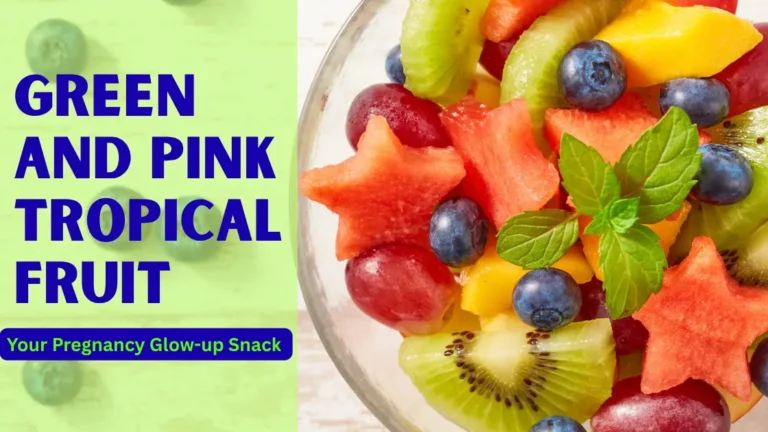 Green and Pink Tropical Fruit