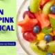 Green and Pink Tropical Fruit