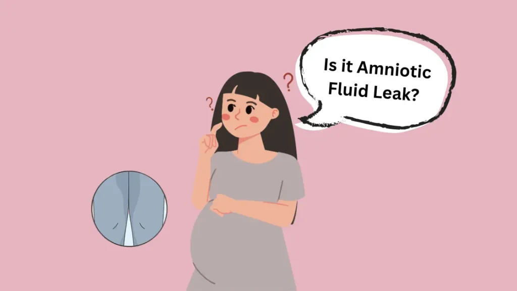 how to tell if leaking amniotic fluid