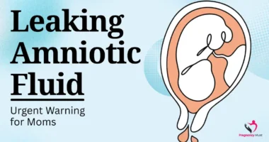 leaking amniotic fluid