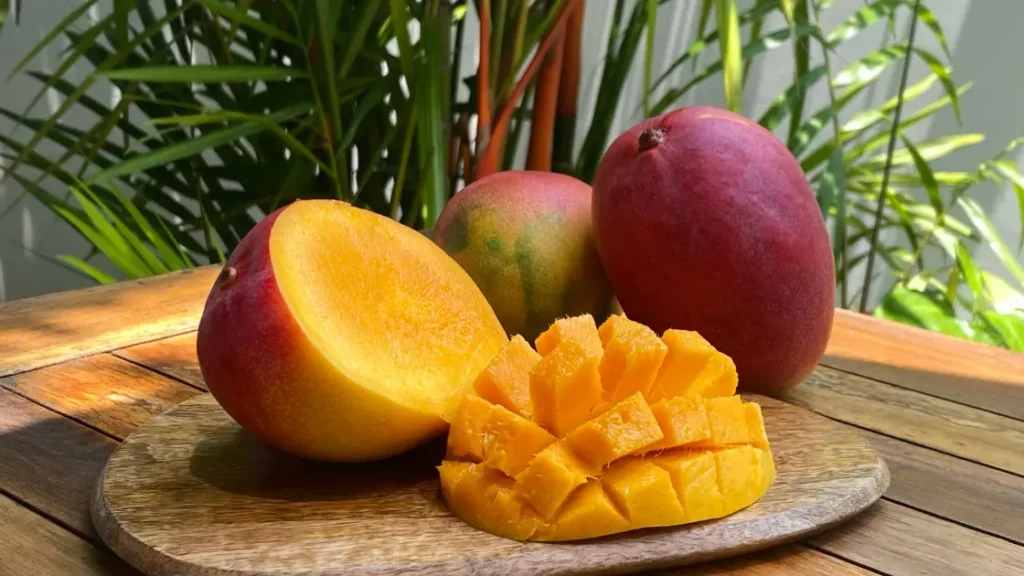 Green and Pink Tropical Fruit: Your Pregnancy Glow-up Snack Green and Pink Tropical Fruit
