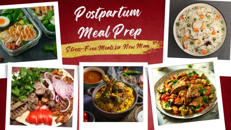 Postpartum Meal Prep