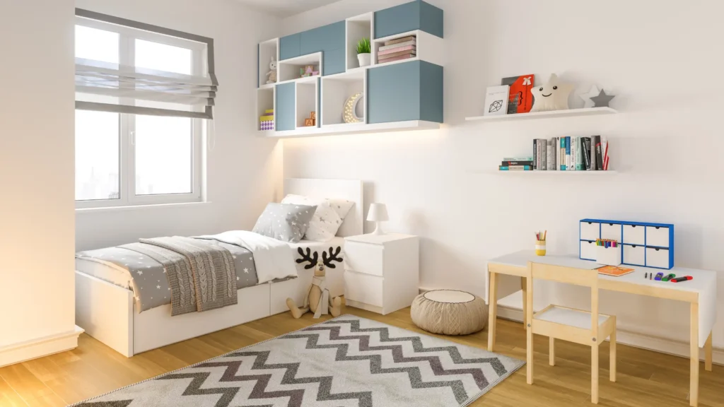twin size bed
