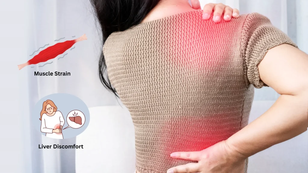 right side of back hurts when i breathe
