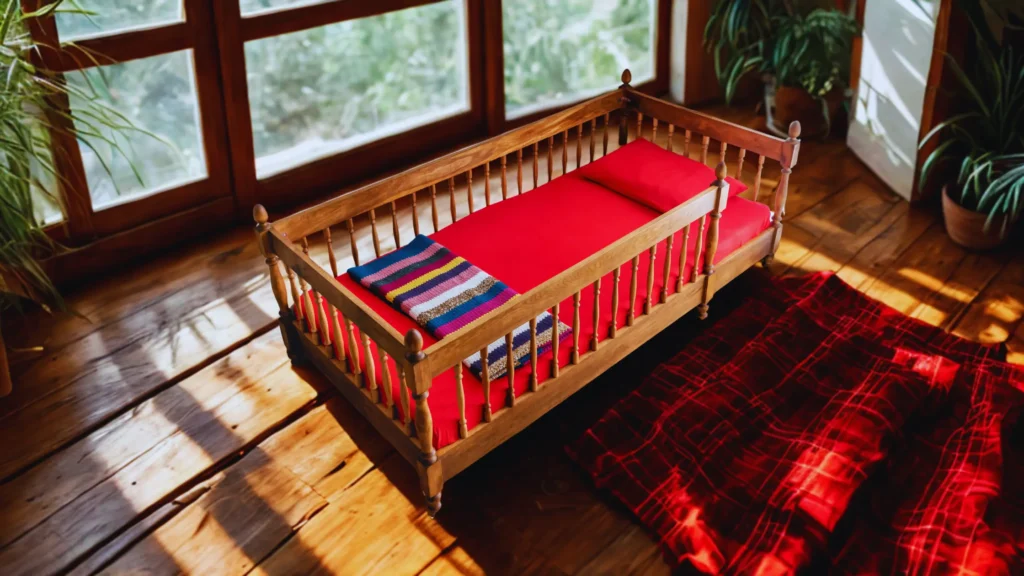twin size bed

