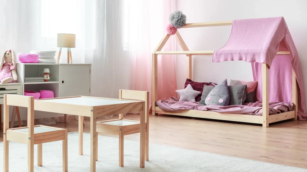Wooden Table and Chairs