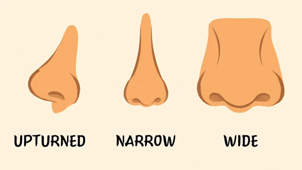 Nose Shapes in Babies: 5 Ways to Address Common Defects different nose shapes