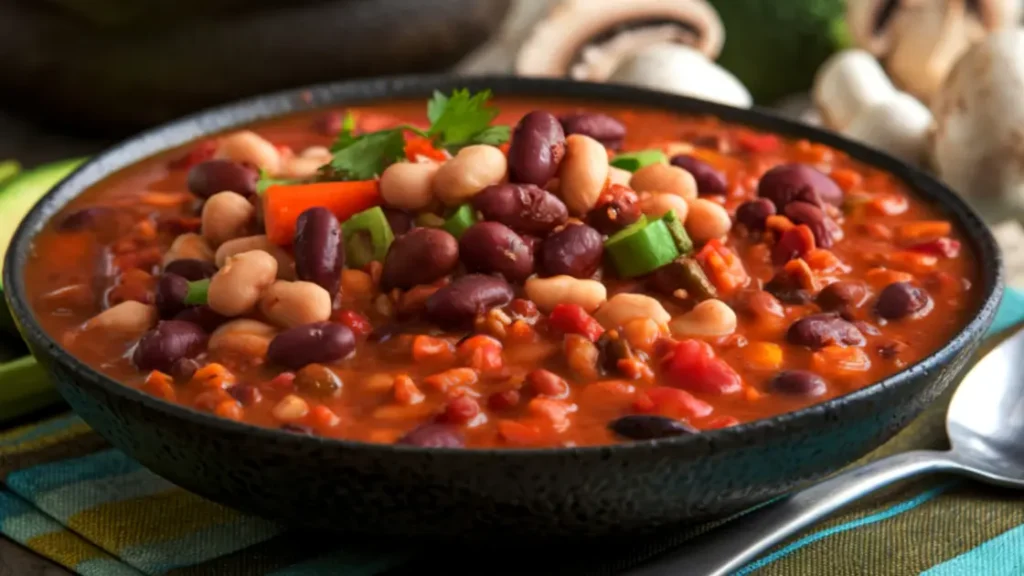 high protein vegan meal
