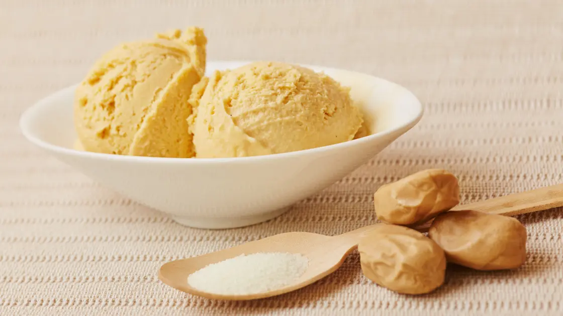 As the question "Why Do People Crave Salty Ice Cream During Pregnancy?" suggests, I’m a creamy, golden salty ice cream that might just be the answer! Served in a simple bowl with a sprinkle of salt and paired with nutty treats, my unique salty flavor could be the perfect indulgence for those pregnancy cravings, offering a delightful balance of taste and comfort.
