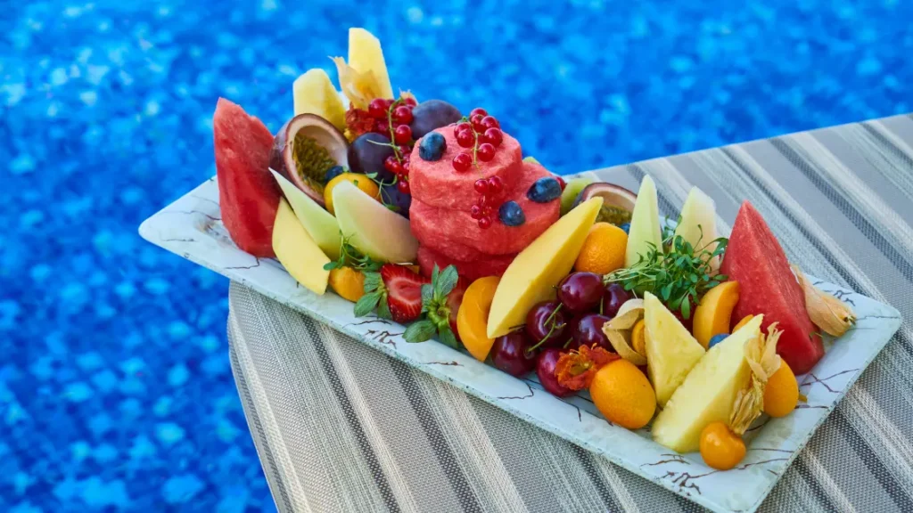 Green and Pink Tropical Fruit: Your Pregnancy Glow-up Snack Green and Pink Tropical Fruit