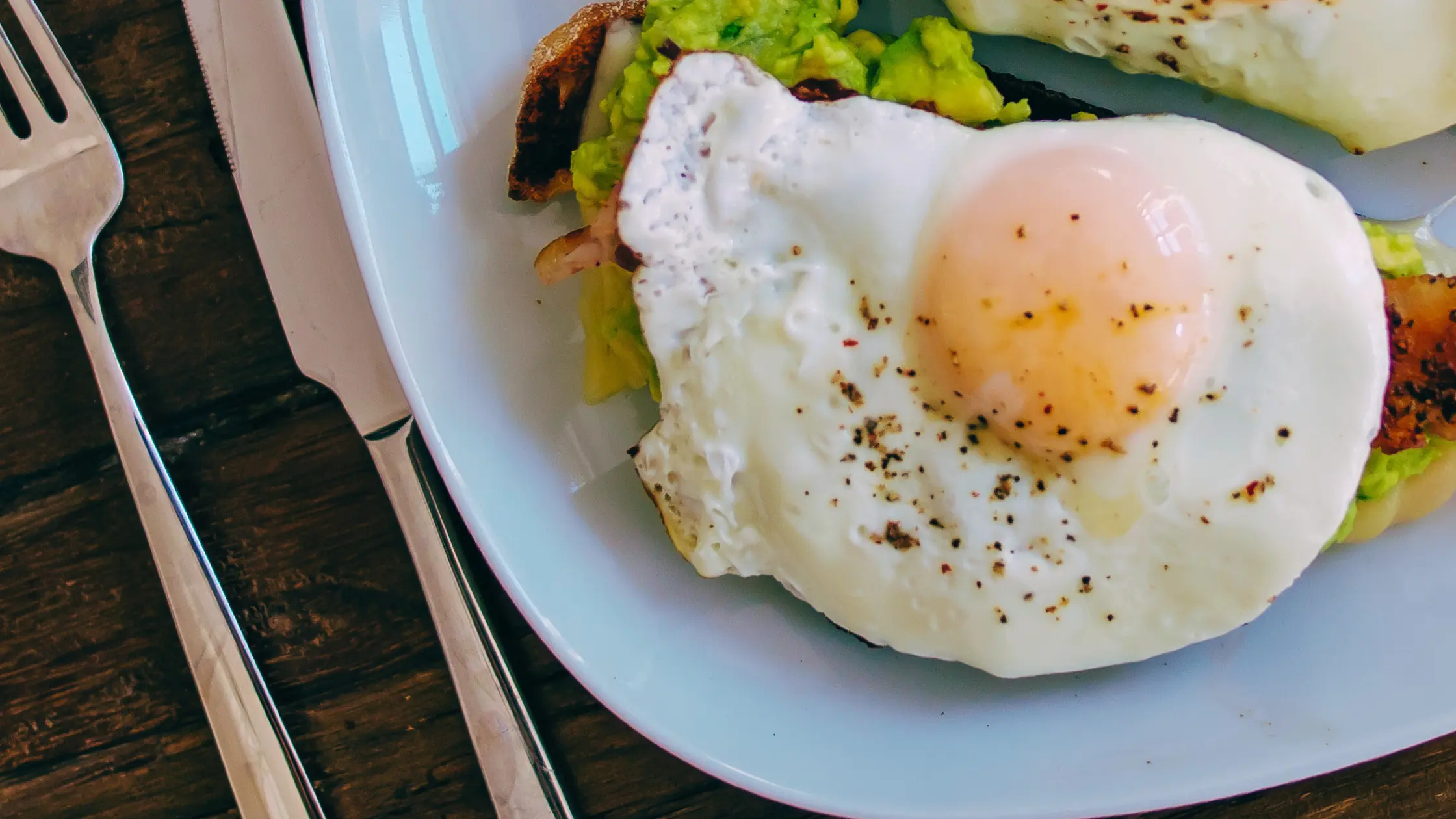 Over easy eggs
