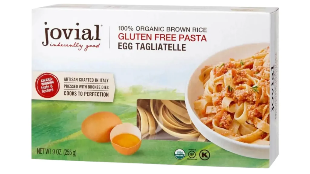 5 Wholesome Gluten Free Egg Noodles: Healthy Eggy Magic Jovial Organic Brown Rice Egg Tagliatelle