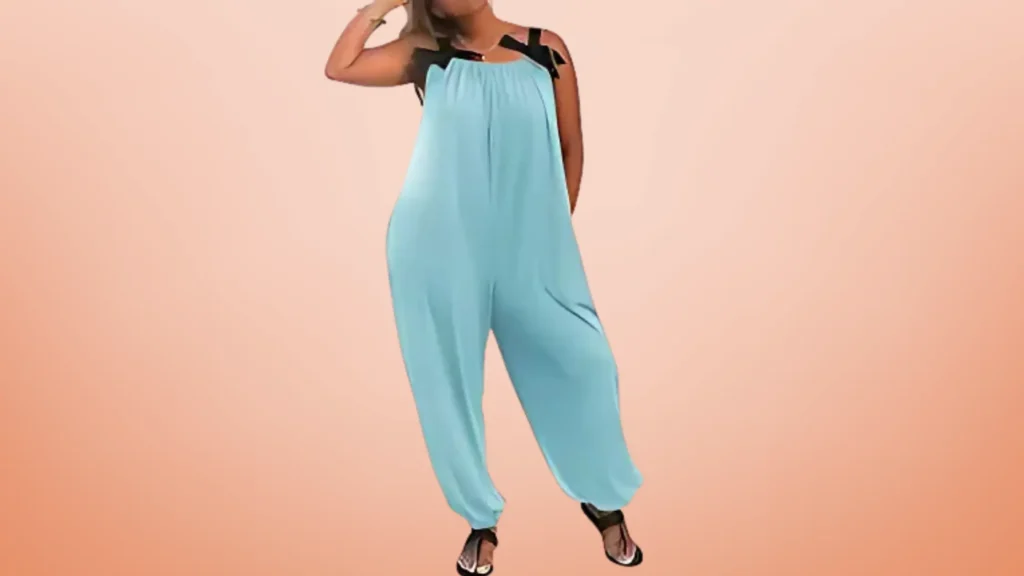 8 Cozy Maternity Jumpsuits: Make Your Bump the Star LAMISSCHE Women’s Plus Size Spaghetti Strap Maternity Jumpsuits