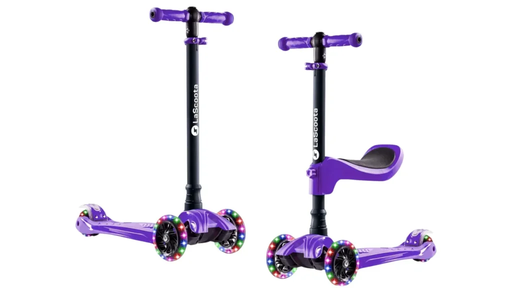 Lascoota 2-in-1 Kick Scooter