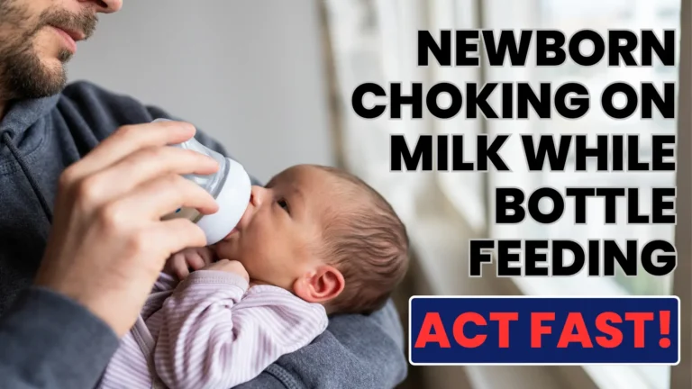 Newborn Choking on Milk While Bottle Feeding
